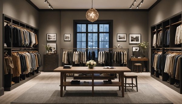 Come scegliere l'arredamento ideale per il vostro negozio di abbigliamento